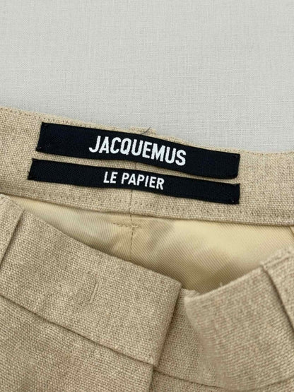 Pre - loved JACQUEMUS Beige Size US 6 Pants at Reems Closet