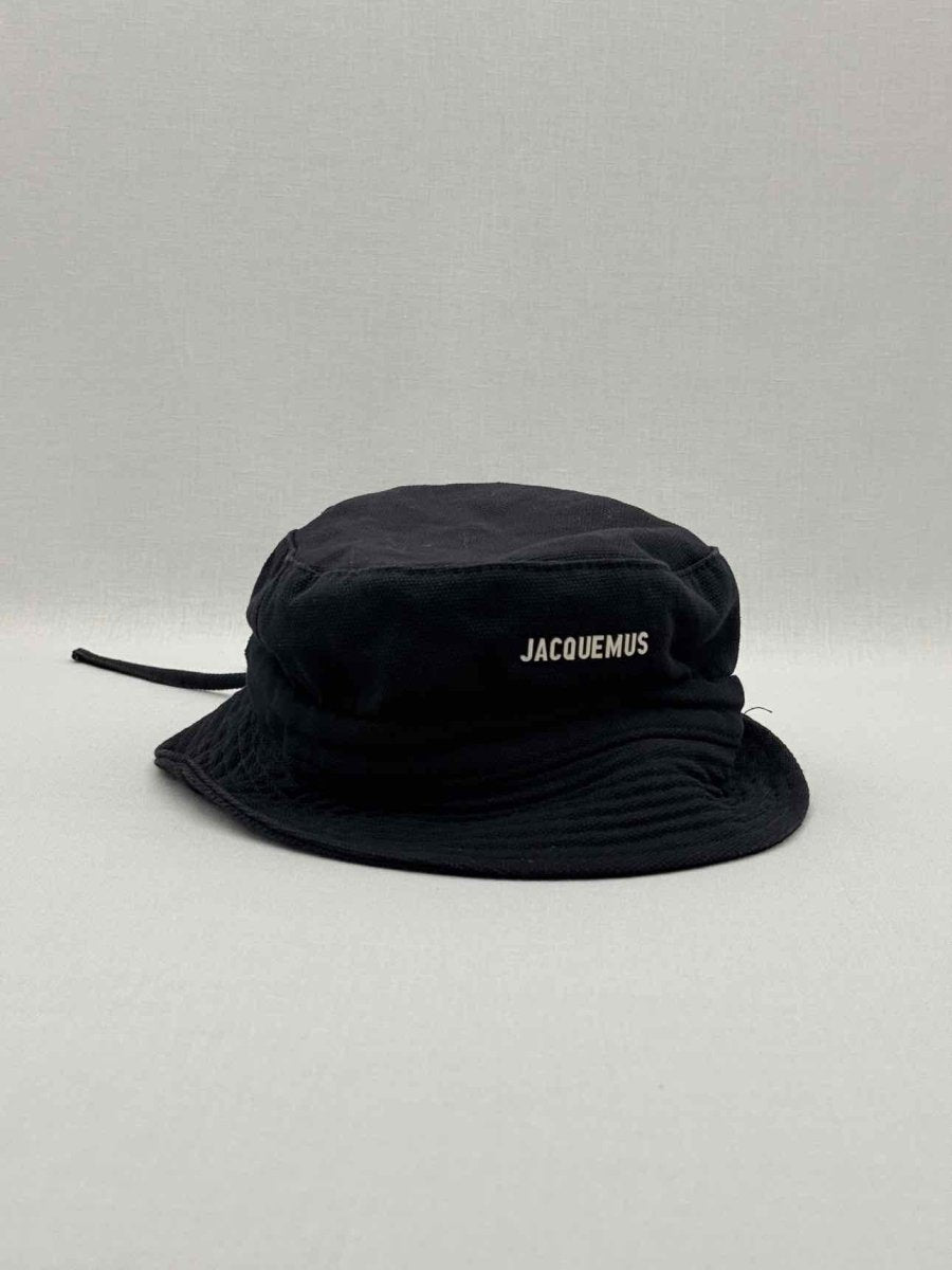 Pre - loved JACQUEMUS Black Bucket Hat at Reems Closet