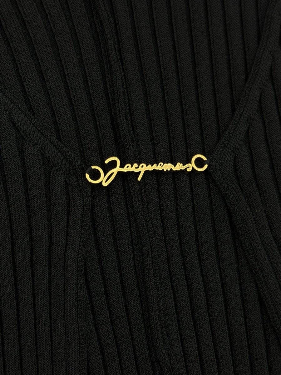 Pre - loved JACQUEMUS Black Cardigan US4 at Reems Closet