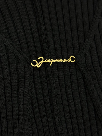 Pre - loved JACQUEMUS Black Cardigan US4 at Reems Closet