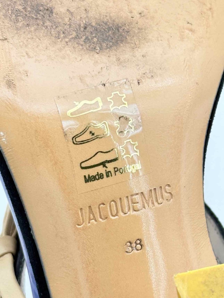 Pre - loved JACQUEMUS Black Size EU 38 Slingbacks at Reems Closet