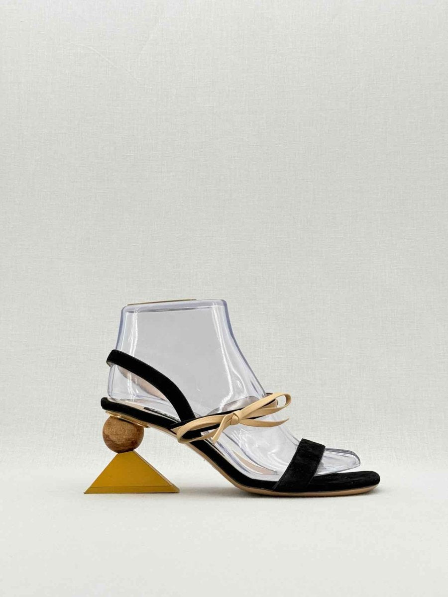 Pre - loved JACQUEMUS Black Size EU 38 Slingbacks at Reems Closet