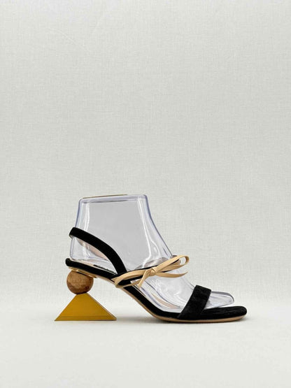 Pre - loved JACQUEMUS Black Size EU 38 Slingbacks at Reems Closet