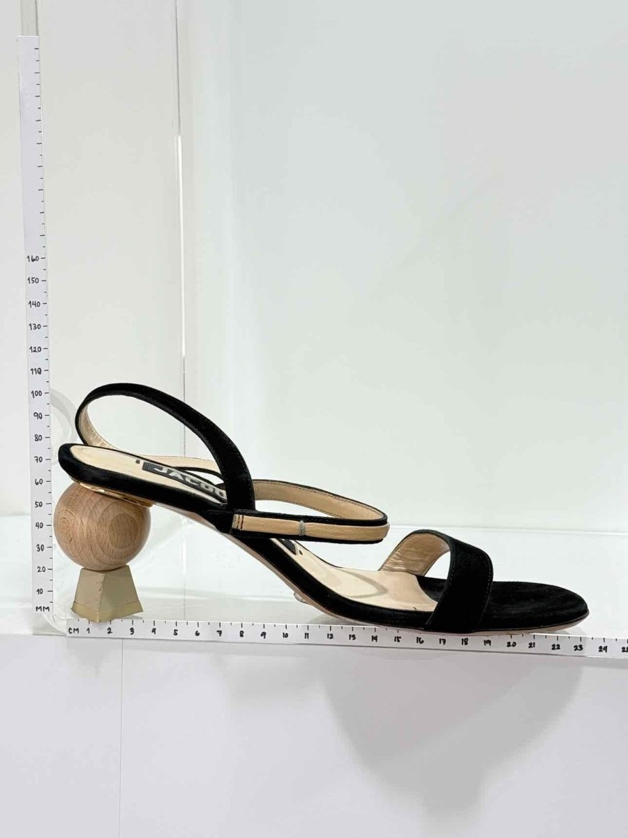 Pre - loved JACQUEMUS Black Size EU 38 Slingbacks at Reems Closet