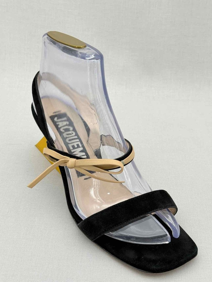 Pre - loved JACQUEMUS Black Size EU 38 Slingbacks at Reems Closet
