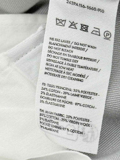 Pre-loved JACQUEMUS Curzio Light Grey Size US 8 Pants at Reems Closet