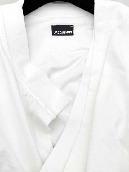 Pre-loved JACQUEMUS La Robe Bahia White Size Medium Short Dress at Reems Closet