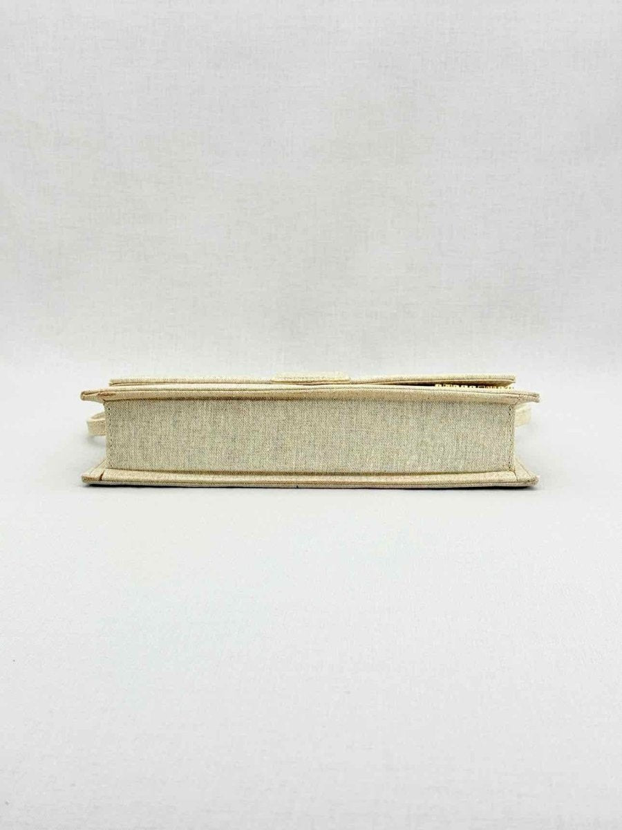 Pre - loved JACQUEMUS Le Bambino Light Grey Shoulder Bag at Reems Closet