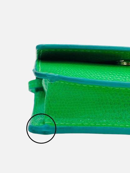 Pre - loved JACQUEMUS Le Bello Green Shoulder Bag at Reems Closet