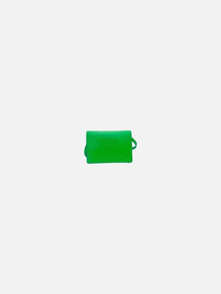 Pre - loved JACQUEMUS Le Bello Green Shoulder Bag at Reems Closet