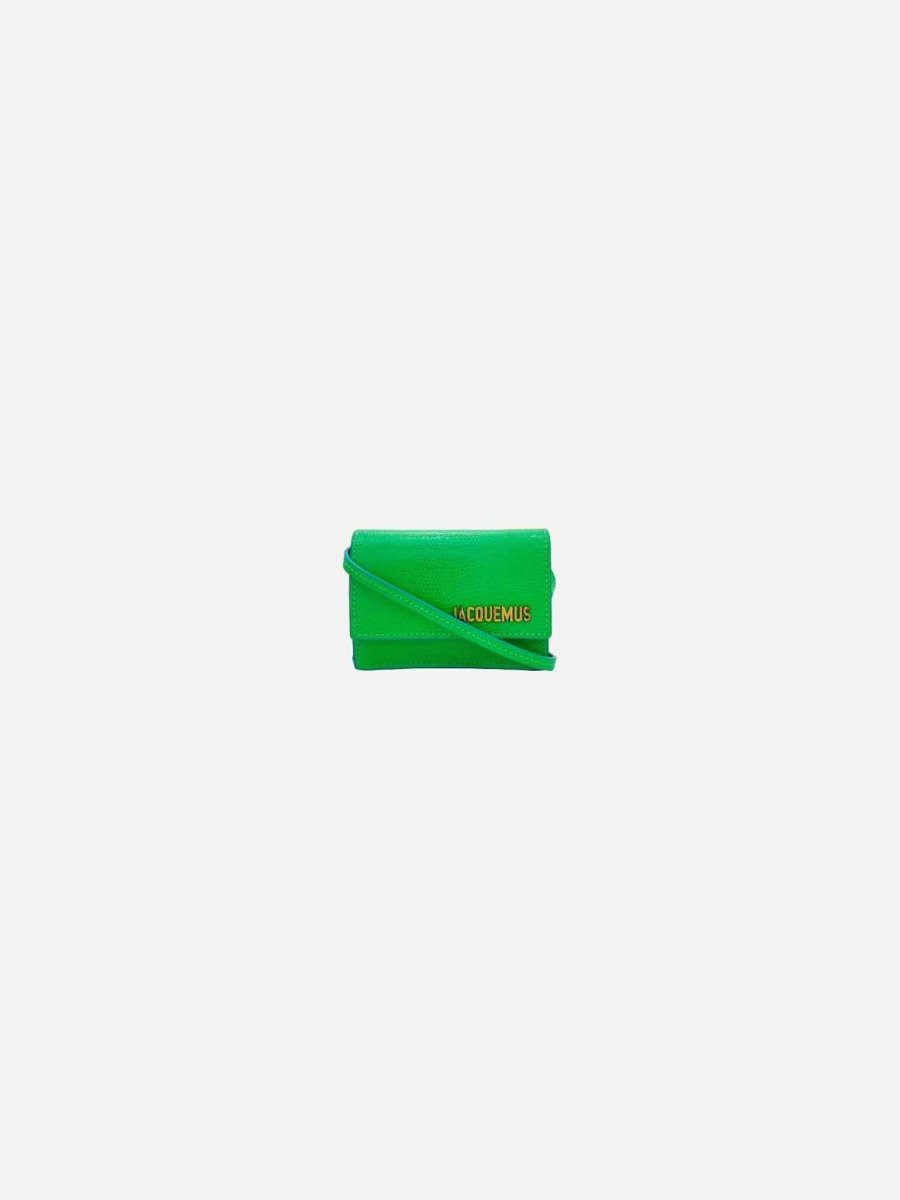 Pre - loved JACQUEMUS Le Bello Green Shoulder Bag at Reems Closet