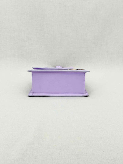 Pre - loved JACQUEMUS Le Chiquito Noeud Purple Top Handle at Reems Closet
