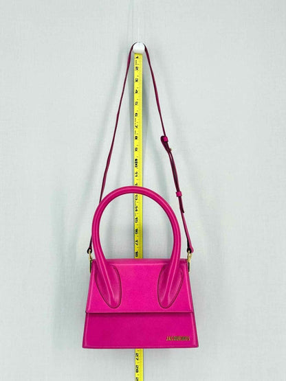 Pre-loved JACQUEMUS Le Grand Chiquito Pink Top Handle at Reems Closet
