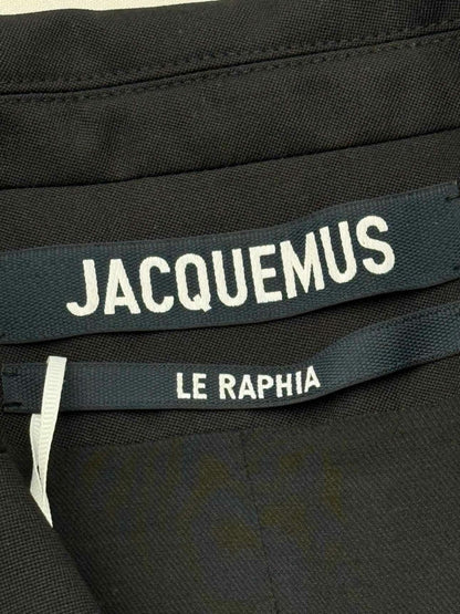 Pre - loved JACQUEMUS Le Raphia Black Size US 6 Jacket at Reems Closet