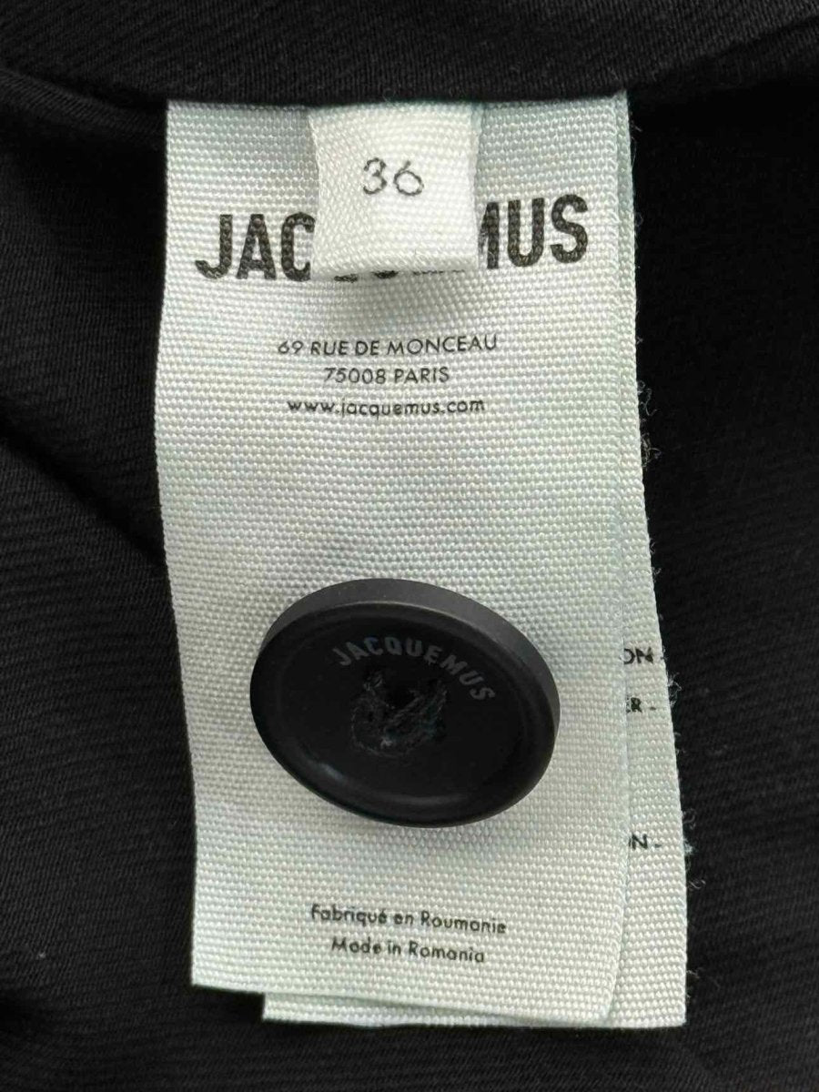 Pre - loved JACQUEMUS Le Raphia Black Size US 6 Jacket at Reems Closet