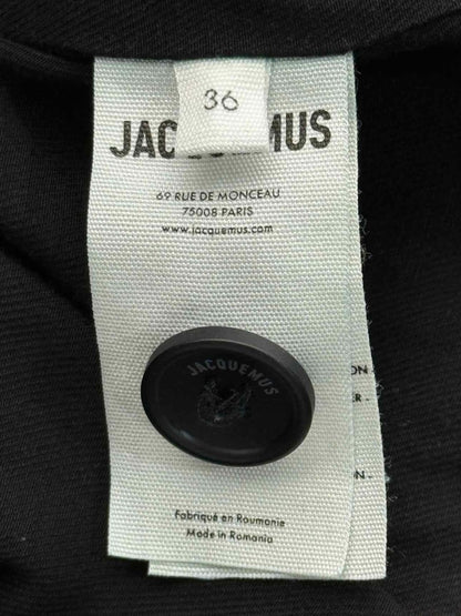 Pre - loved JACQUEMUS Le Raphia Black Size US 6 Jacket at Reems Closet