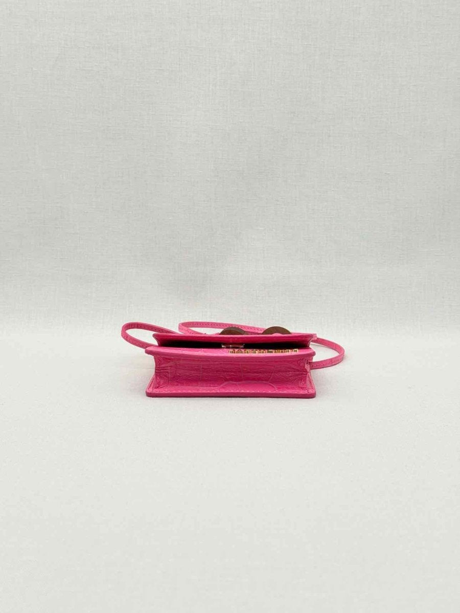 Pre - loved JACQUEMUS Le Riviera Pink Shoulder Bag at Reems Closet