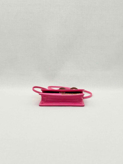 Pre - loved JACQUEMUS Le Riviera Pink Shoulder Bag at Reems Closet