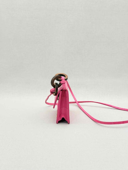 Pre - loved JACQUEMUS Le Riviera Pink Shoulder Bag at Reems Closet