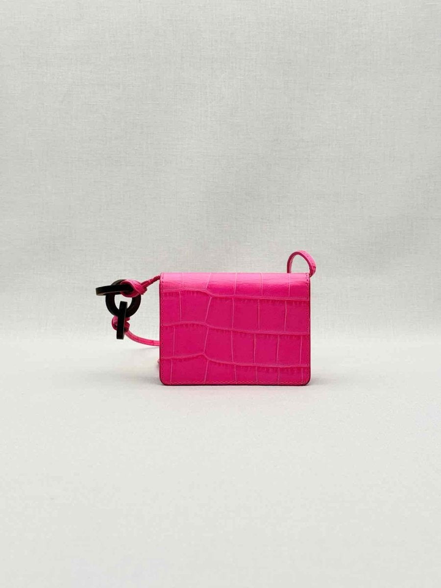 Pre - loved JACQUEMUS Le Riviera Pink Shoulder Bag at Reems Closet