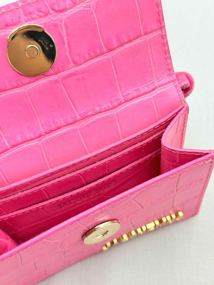 Pre - loved JACQUEMUS Le Riviera Pink Shoulder Bag at Reems Closet
