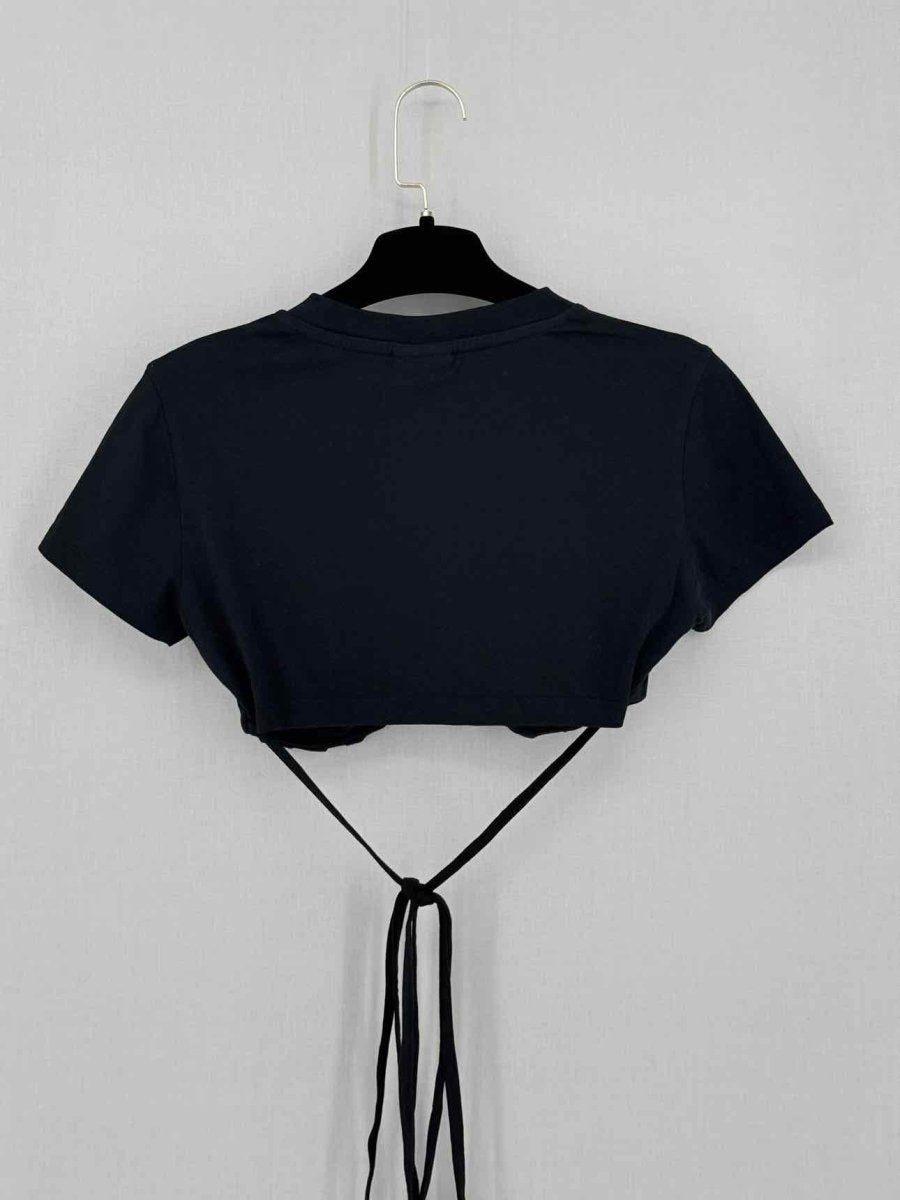 Pre-loved JACQUEMUS Le T-shirt Baci Black Size XXSmall Top at Reems Closet