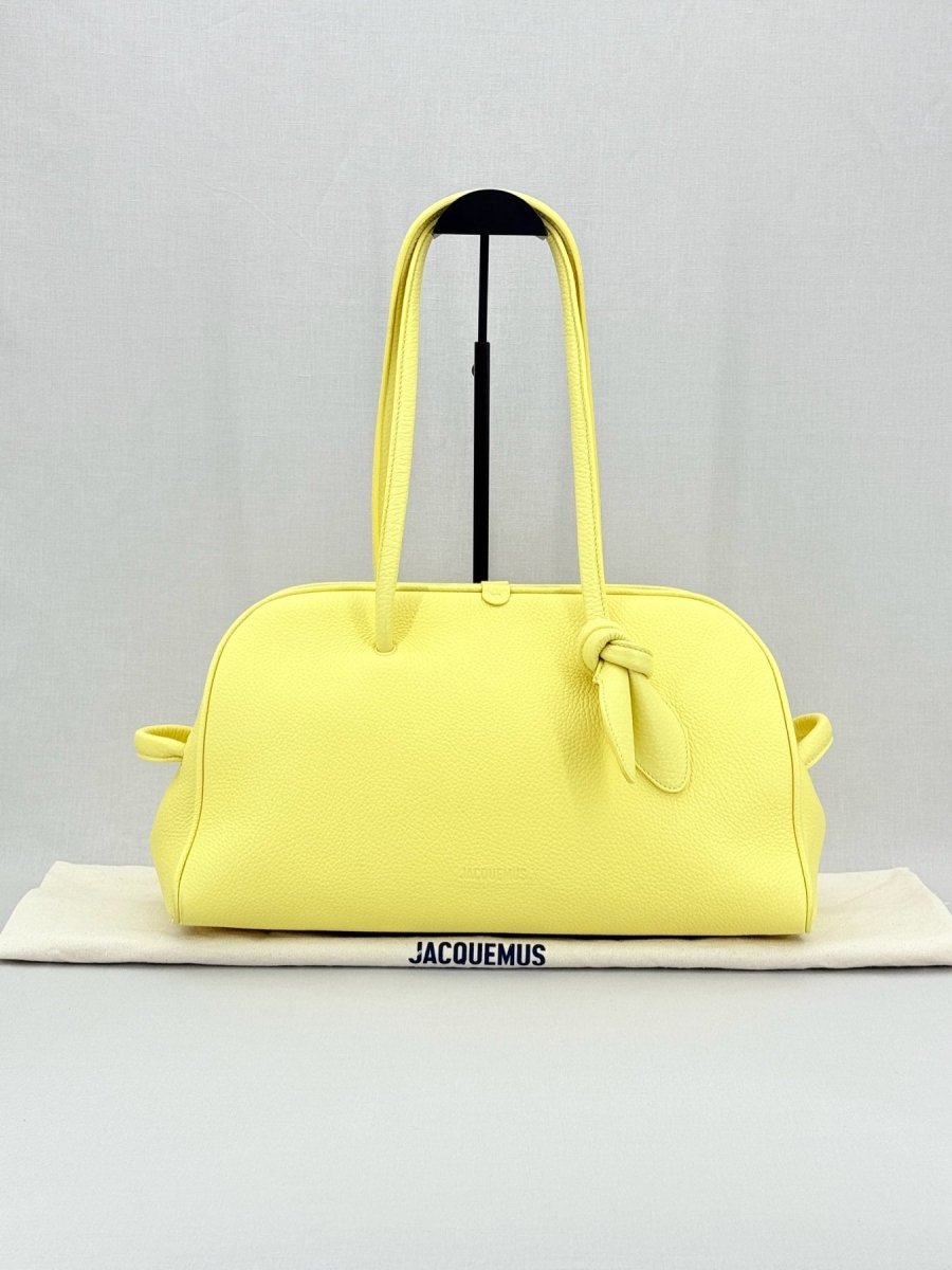 Pre - loved JACQUEMUS Le Turismo Yellow Shoulder Bag at Reems Closet