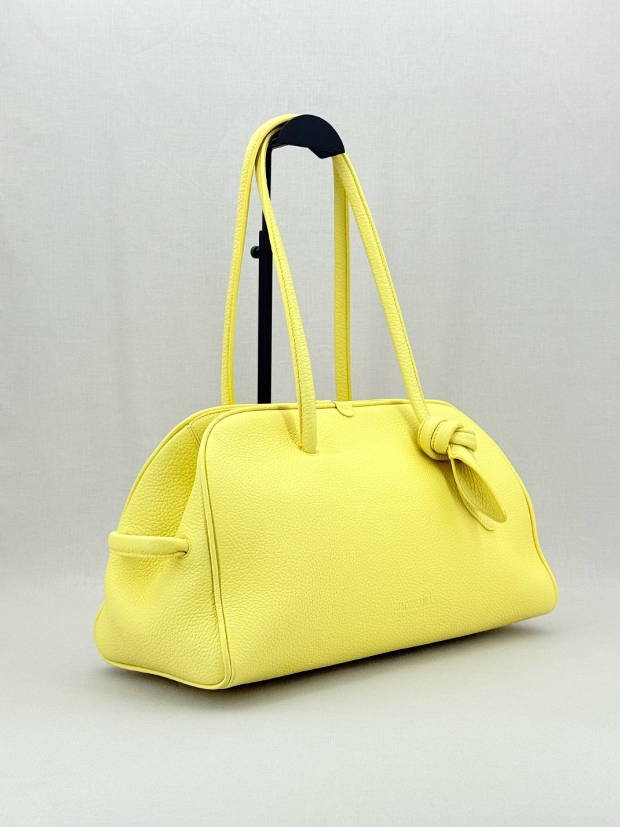 Pre - loved JACQUEMUS Le Turismo Yellow Shoulder Bag at Reems Closet