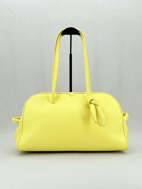 Pre - loved JACQUEMUS Le Turismo Yellow Shoulder Bag at Reems Closet