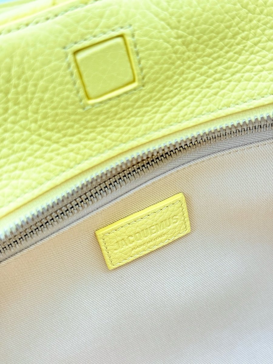 Pre - loved JACQUEMUS Le Turismo Yellow Shoulder Bag at Reems Closet