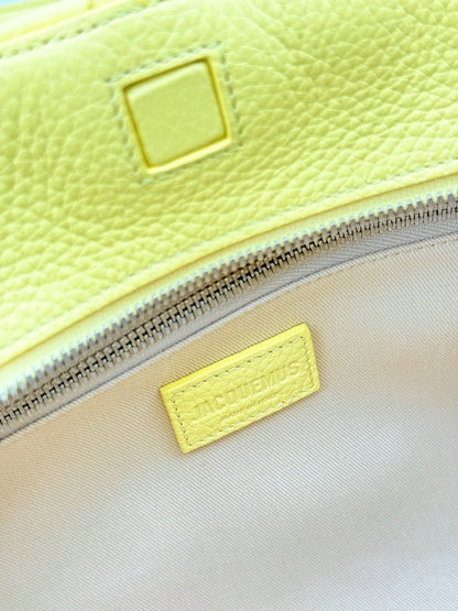 Pre - loved JACQUEMUS Le Turismo Yellow Shoulder Bag at Reems Closet