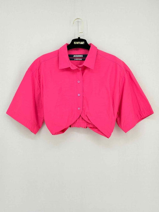 Pre - loved JACQUEMUS Pink Size US 4 Shirt at Reems Closet