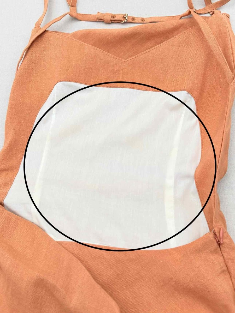 Pre-loved JACQUEMUS Saudade Orange Size US 4 Short Dress at Reems Closet