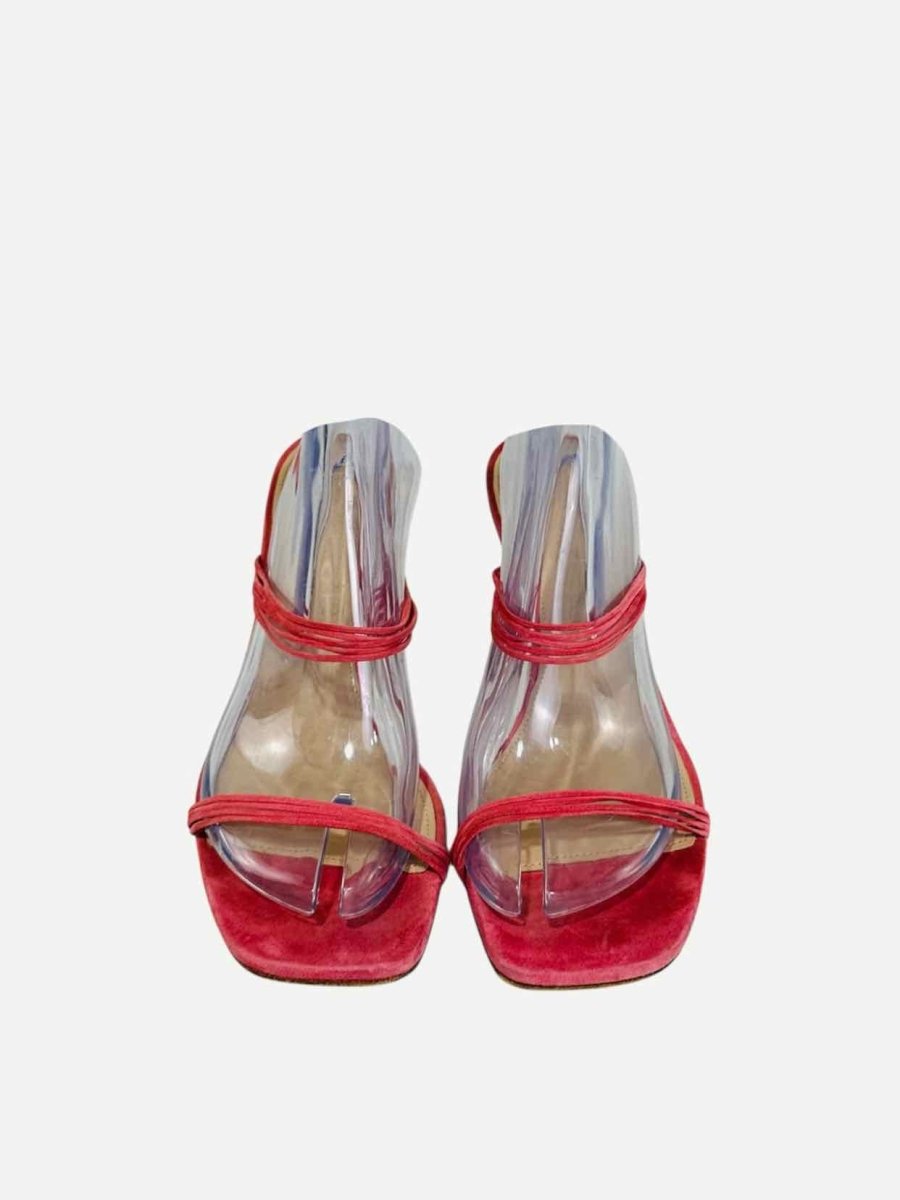 Pre - loved JACQUEMUS Vallena Pink Mules 39 at Reems Closet