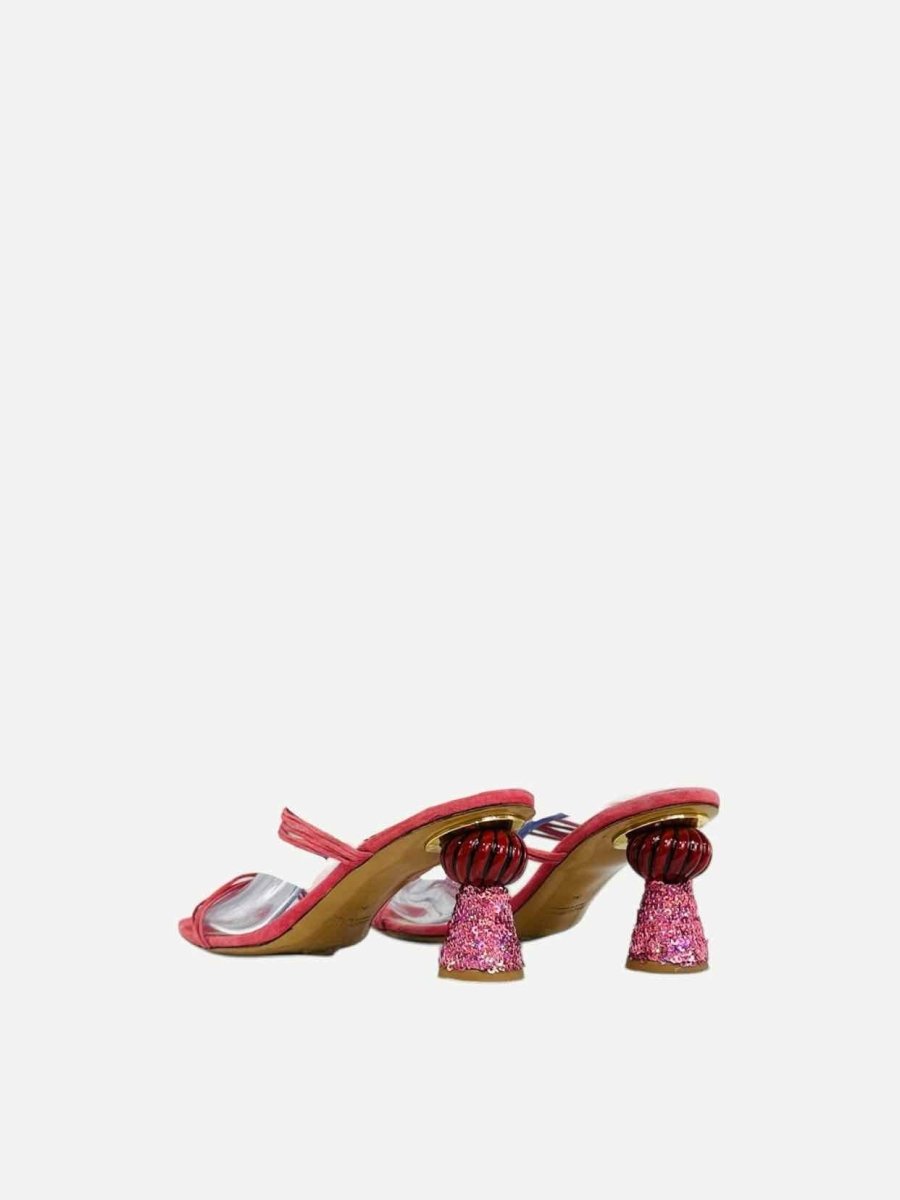 Pre - loved JACQUEMUS Vallena Pink Mules 39 at Reems Closet