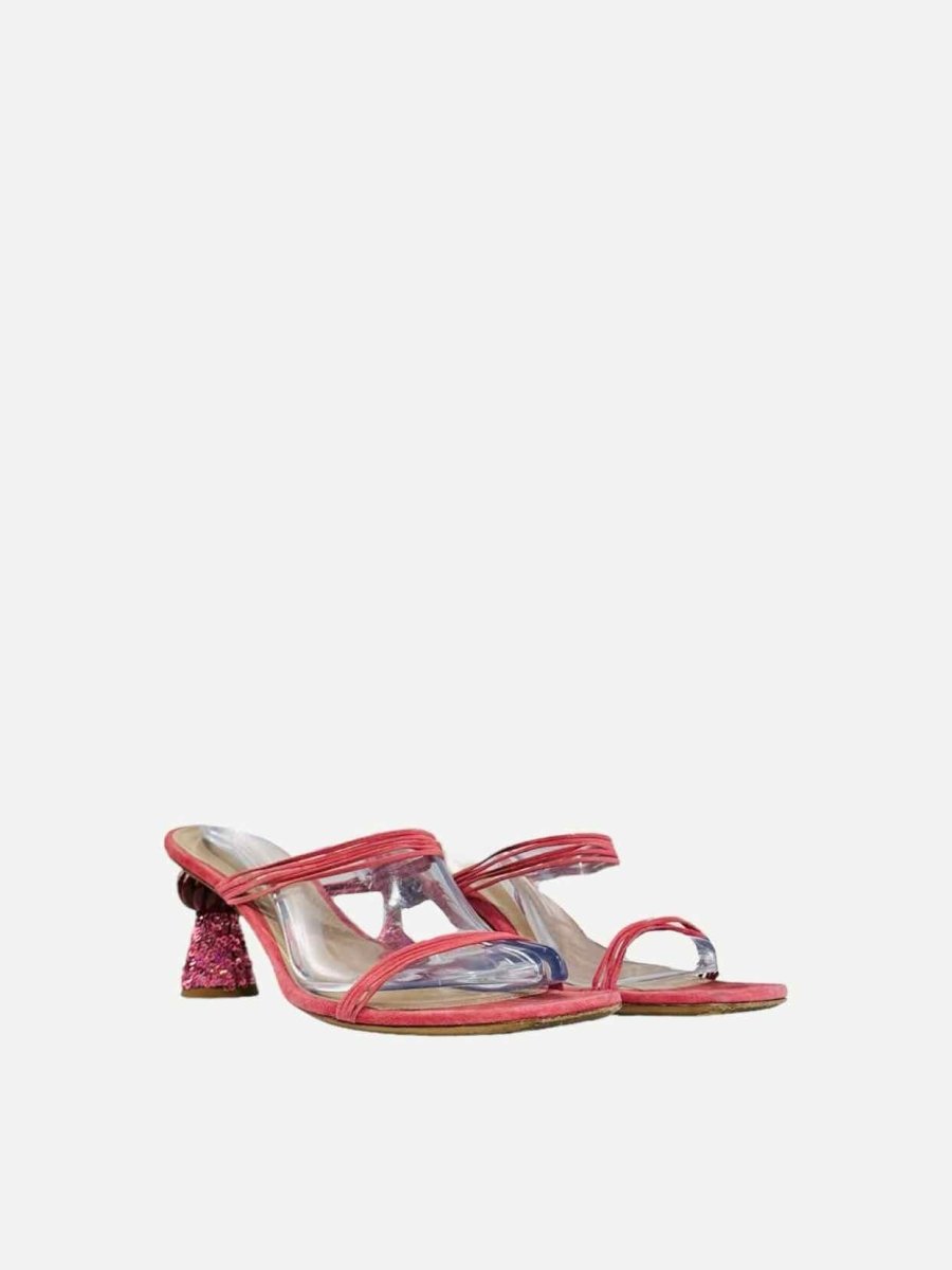 Pre - loved JACQUEMUS Vallena Pink Mules 39 at Reems Closet