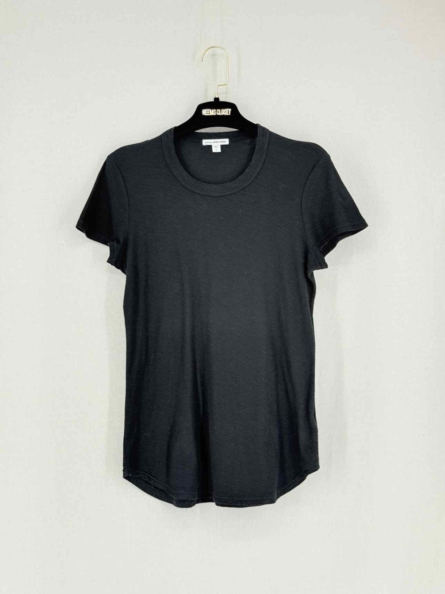 Pre - loved JAMES PERSE Black Size US 0 T-shirt at Reems Closet