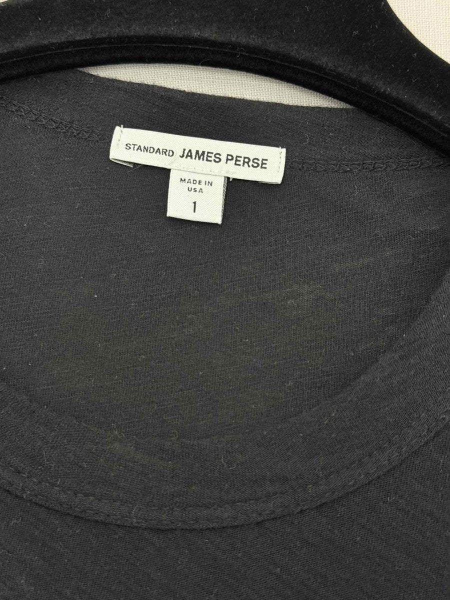 Pre - loved JAMES PERSE Black Size US 0 T-shirt at Reems Closet