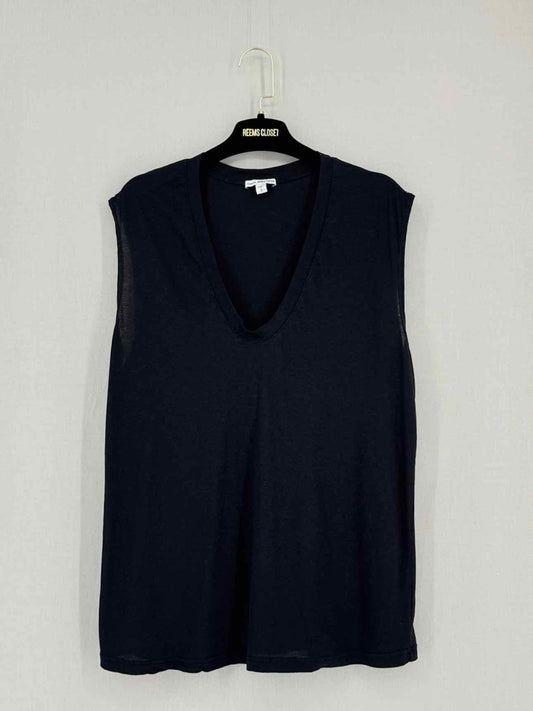 Pre - loved JAMES PERSE Black Size US 2 Top at Reems Closet