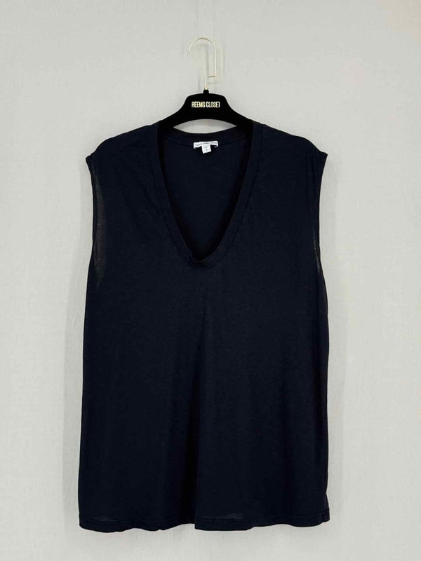 Pre - loved JAMES PERSE Black Size US 2 Top at Reems Closet