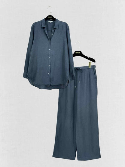 Pre - loved JAMES PERSE Navy Blue Size Small Outfit Set at Reems Closet