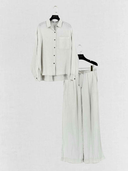 Pre - loved JAMES PERSE Off - white Size XSmall/Small Outfit Set at Reems Closet