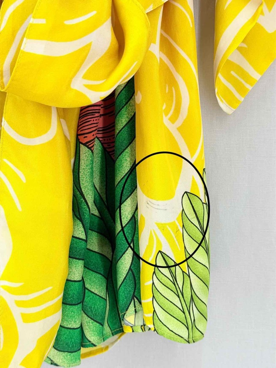 Pre-loved JAQUETTE Yellow Multicolor Size One Size Short Dress at Reems Closet