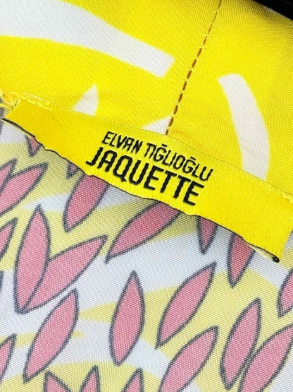 Pre-loved JAQUETTE Yellow Multicolor Size One Size Short Dress at Reems Closet