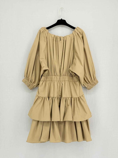 Pre - loved JASON WU Beige Size US 8 Short Dress at Reems Closet