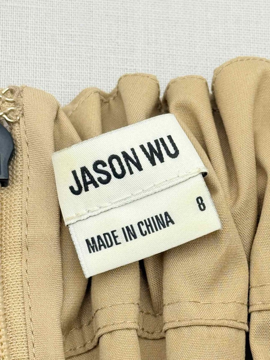 Pre - loved JASON WU Beige Size US 8 Short Dress at Reems Closet
