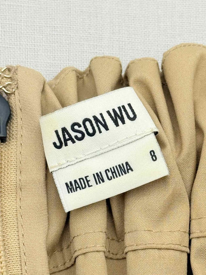 Pre - loved JASON WU Beige Size US 8 Short Dress at Reems Closet