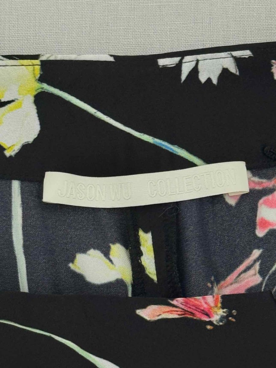 Pre - loved JASON WU Black Multicolor Size US 10 Pants at Reems Closet
