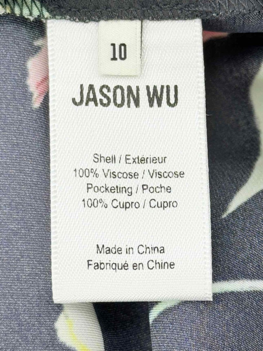 Pre - loved JASON WU Black Multicolor Size US 10 Pants at Reems Closet