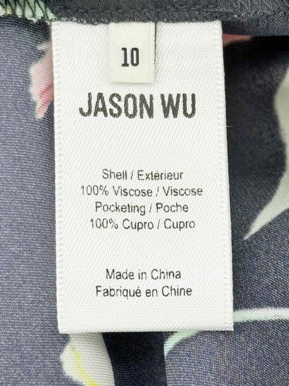 Pre - loved JASON WU Black Multicolor Size US 10 Pants at Reems Closet